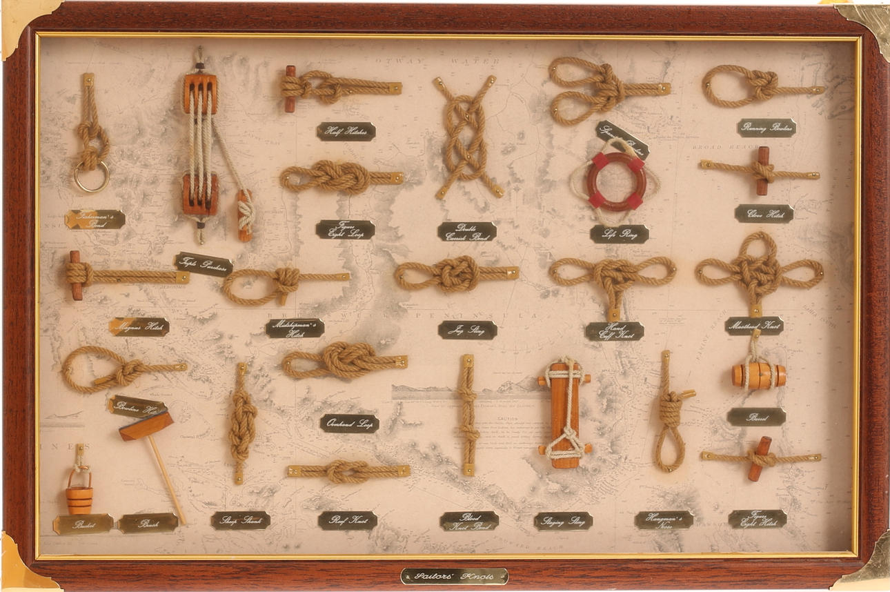 KNOPFBRETT, Seemannsknoten.