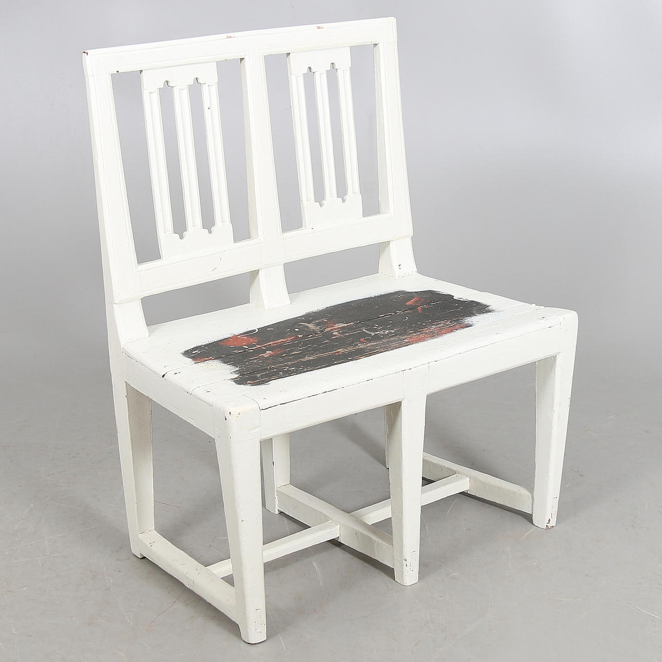 BRUDSTOL/BÄNK, allmoge, 1800-tal.