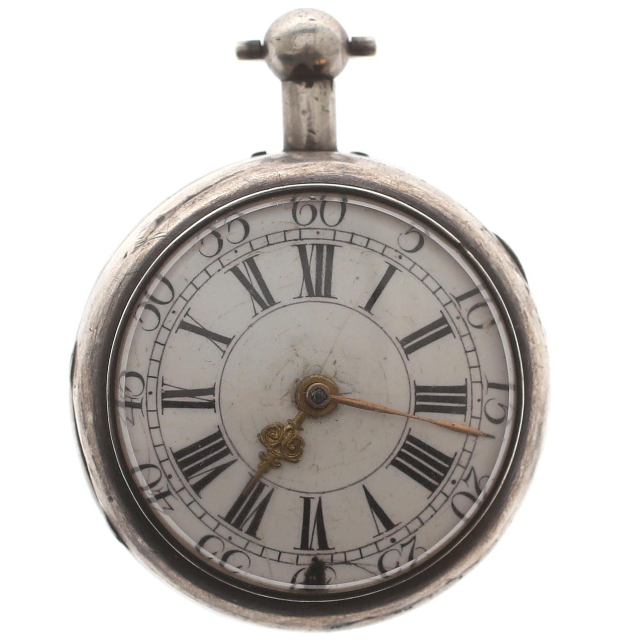 FICKUR, silver, spindelur, Erik Callman, Stockholm, Sverige, 1747-1759, totalvikt 99 gram.