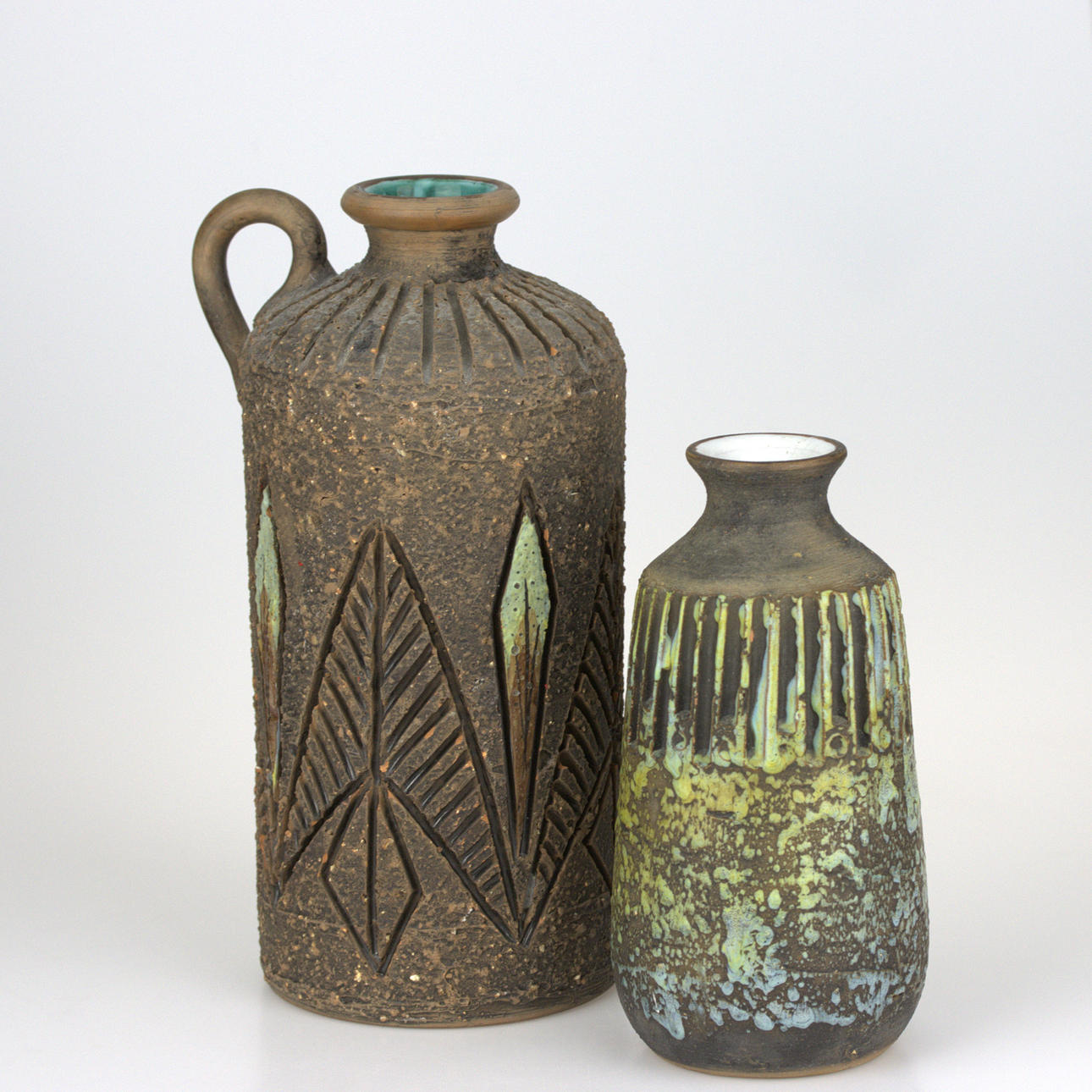 Two vases, Tilgmans Keramik, Sweden.
