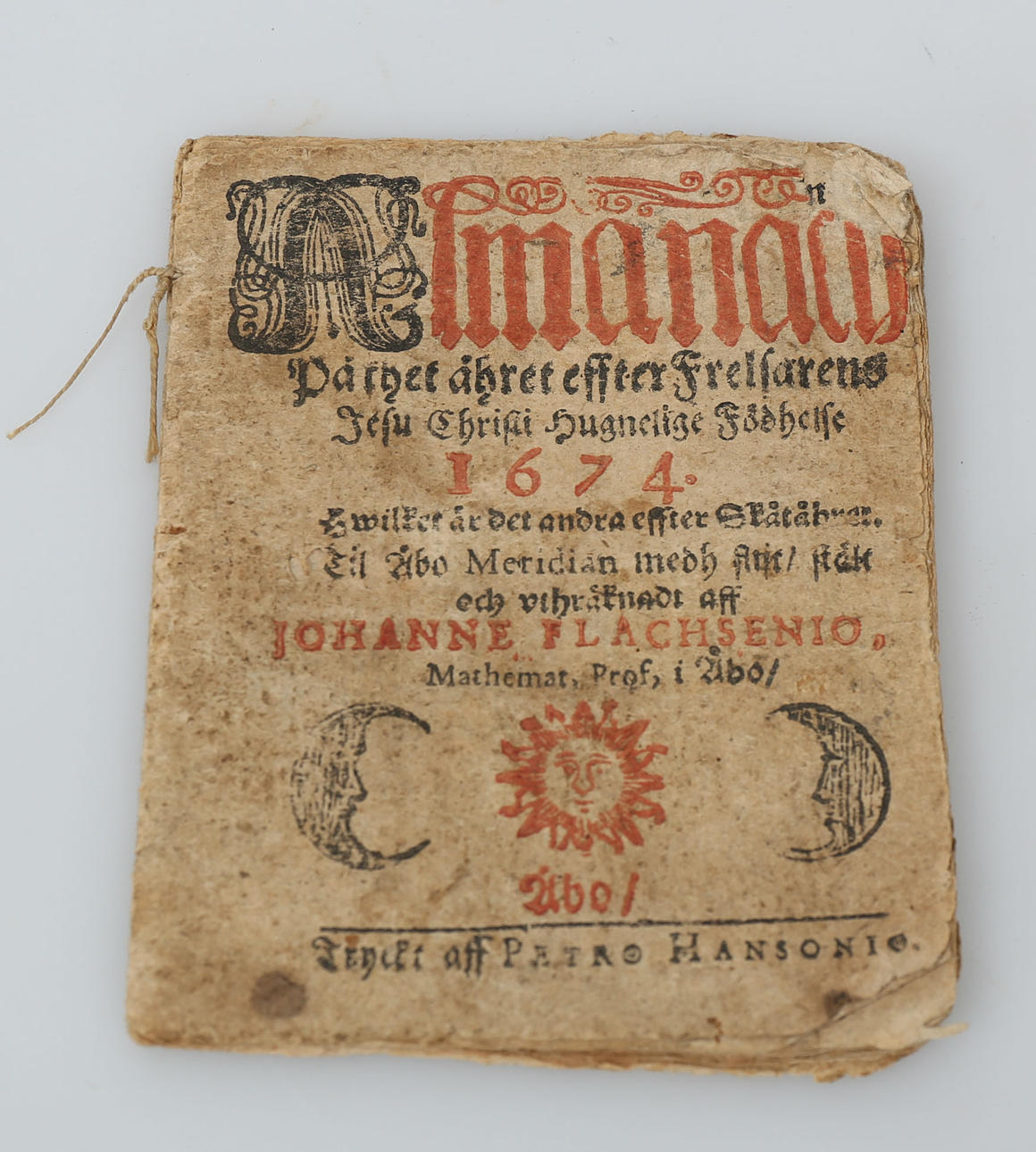 ALMANACK, 1674.