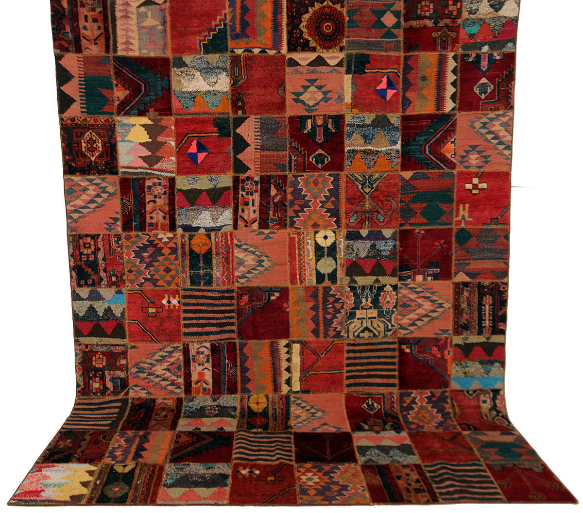 TEPPICH, PATCHWORK, Persien, 300 x 235 cm.