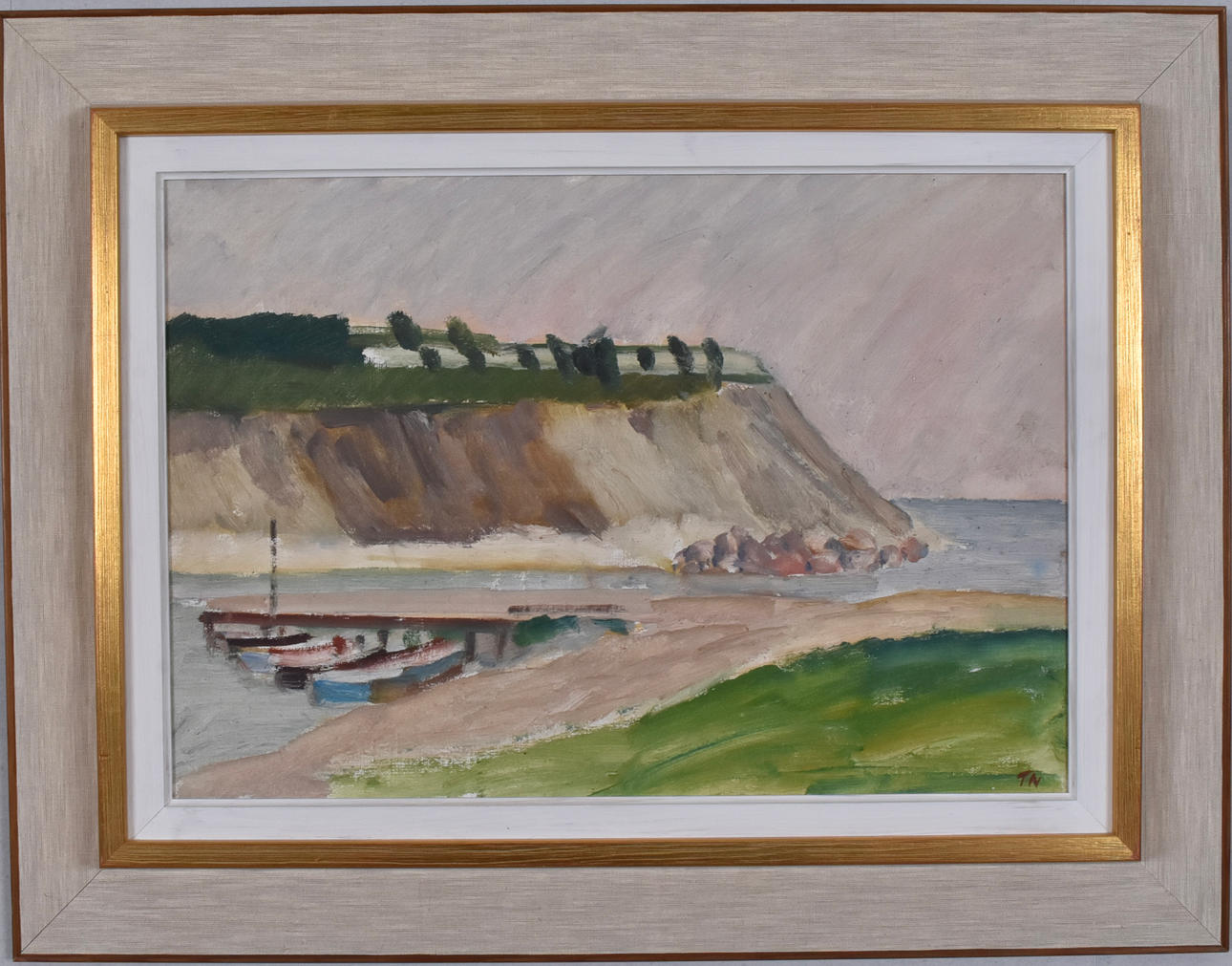 TAGE E NILSSON. Olja på pannå.