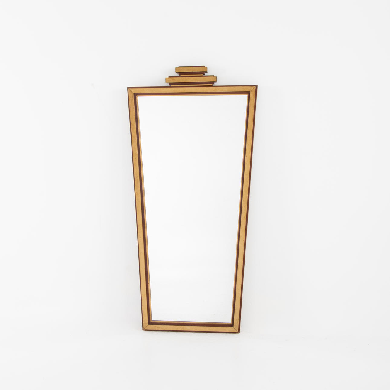 A mirror, 85 cm high, Art Déco, 1930s.