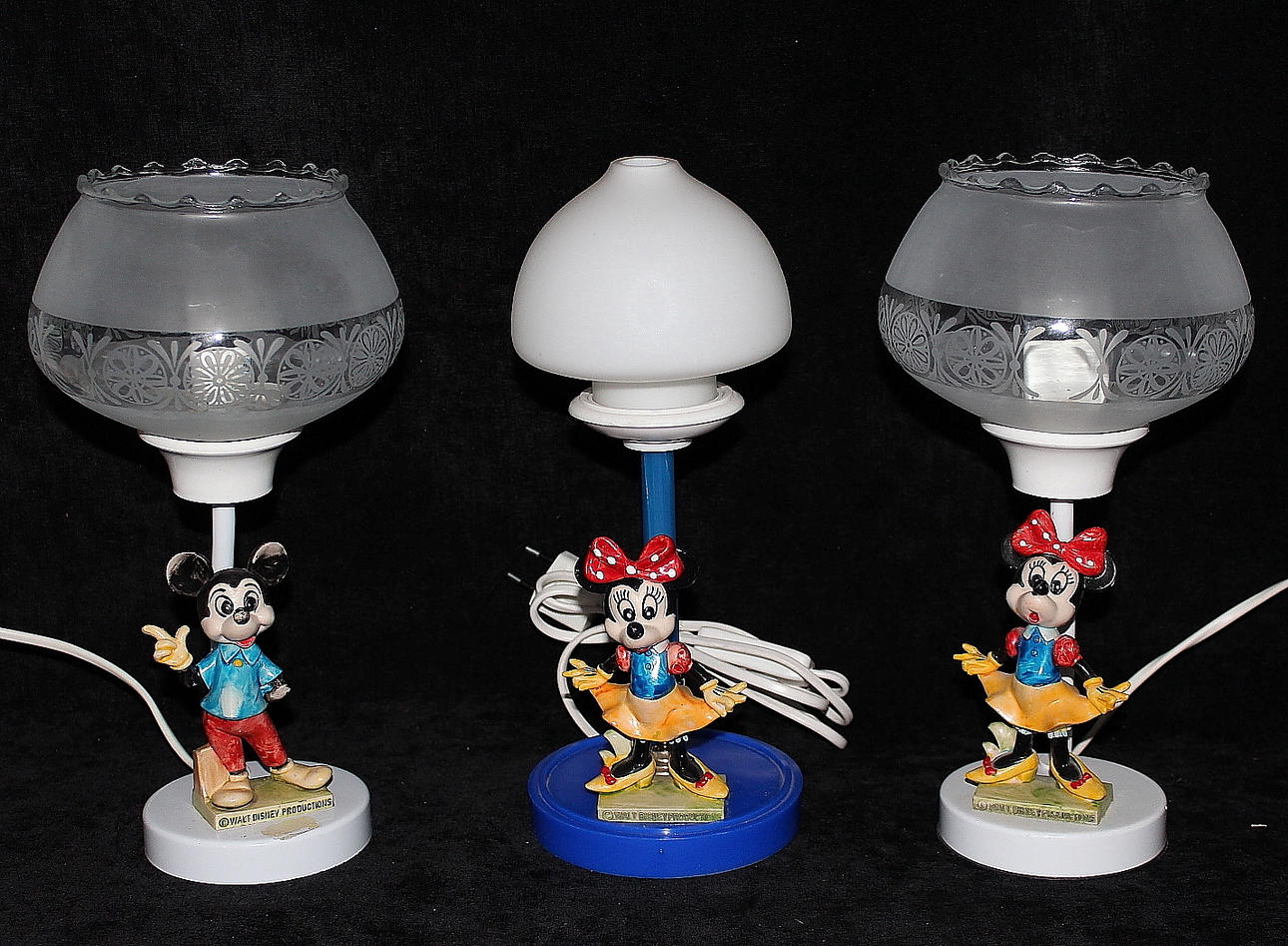 LAMPOR, 3 st, Walt Disney.