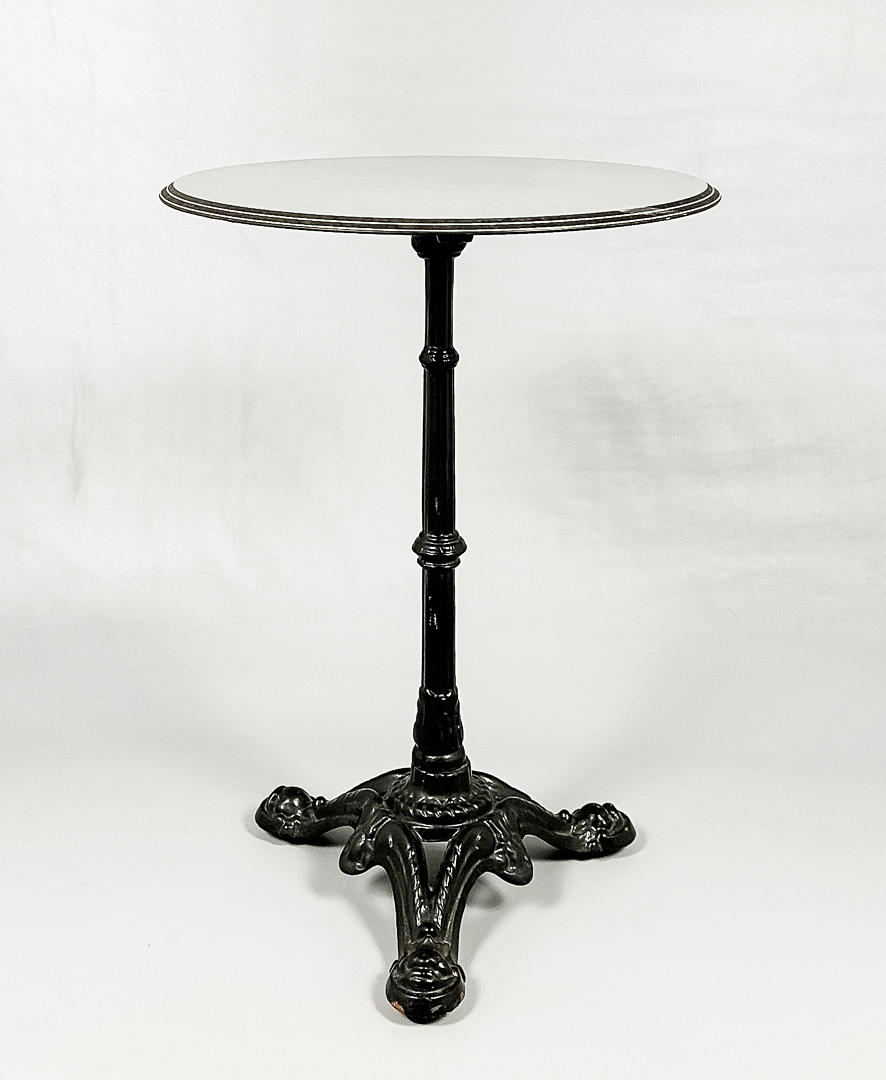 TRÄDGÅRDSBORD, gjutjärn, plåt, 1900-tal.