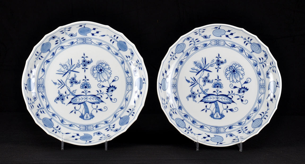 TALLRIKAR, Meissen 1900-tal.