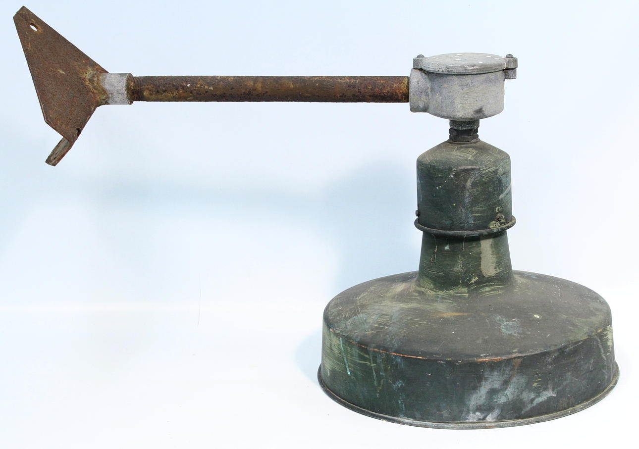 INDUSTRILAMPA, koppar.