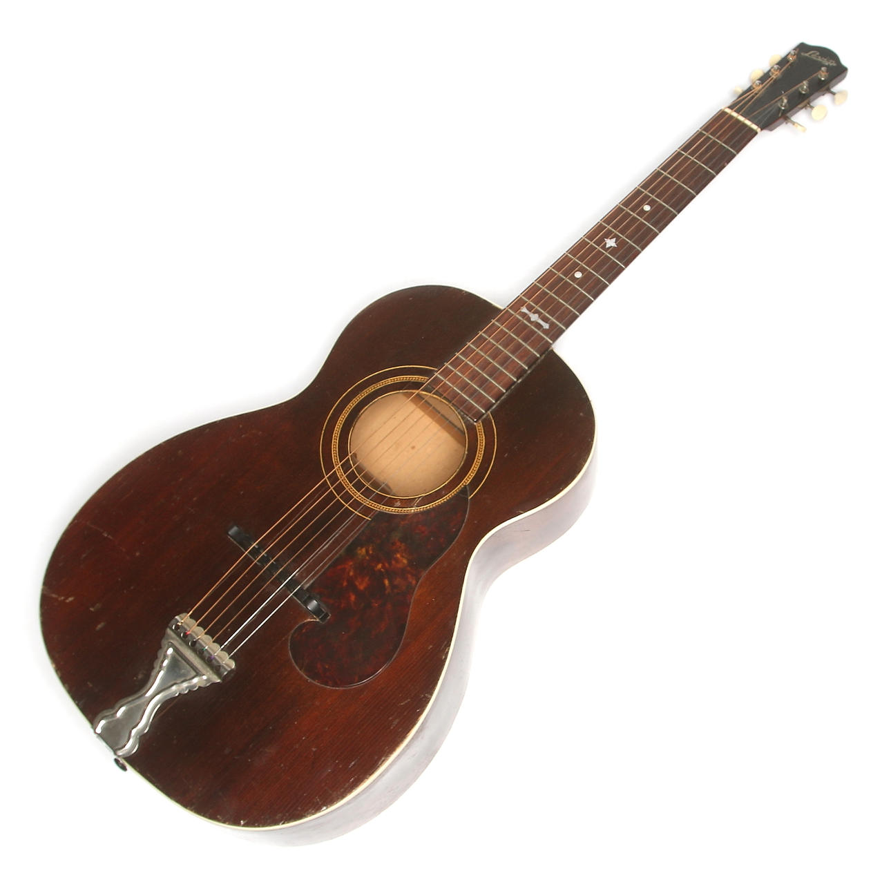 GITARR, akustisk, Levin modell 200, Herman Carlson Levin, Göteborg, 1928.