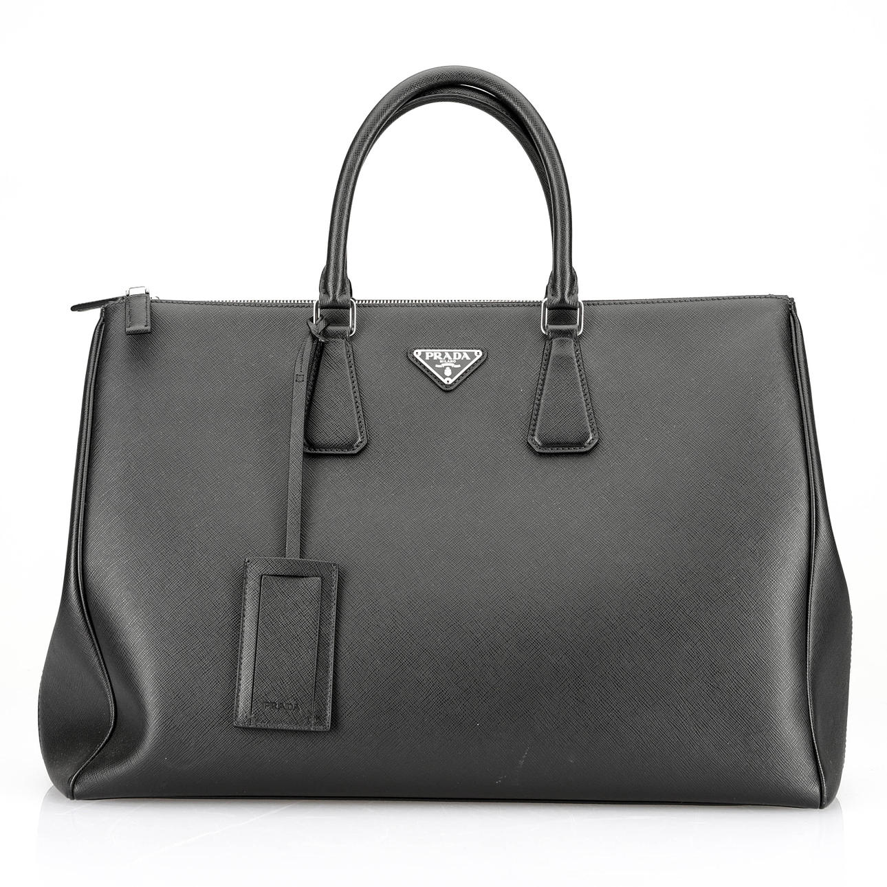 PRADA, Taske, Saffiano travel XL.