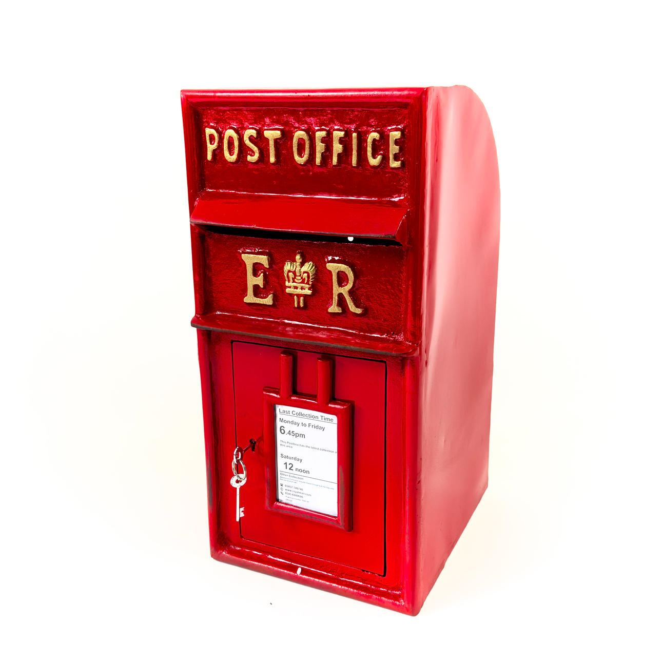 REPRODUKTION AV METALL POSTLÅDA.