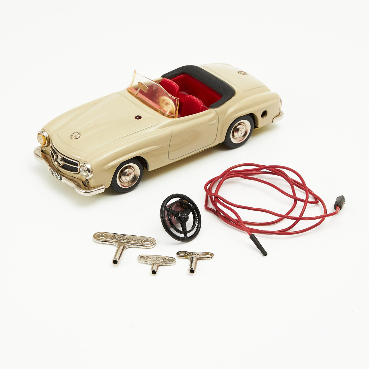 SCHUCO 2095 Mercedes 190 SL, beige, in original carton with