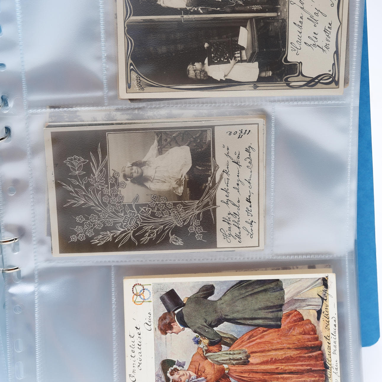 POSTKORT, 1 ALBUM, 18/1900 ÅRHUNDREDE.