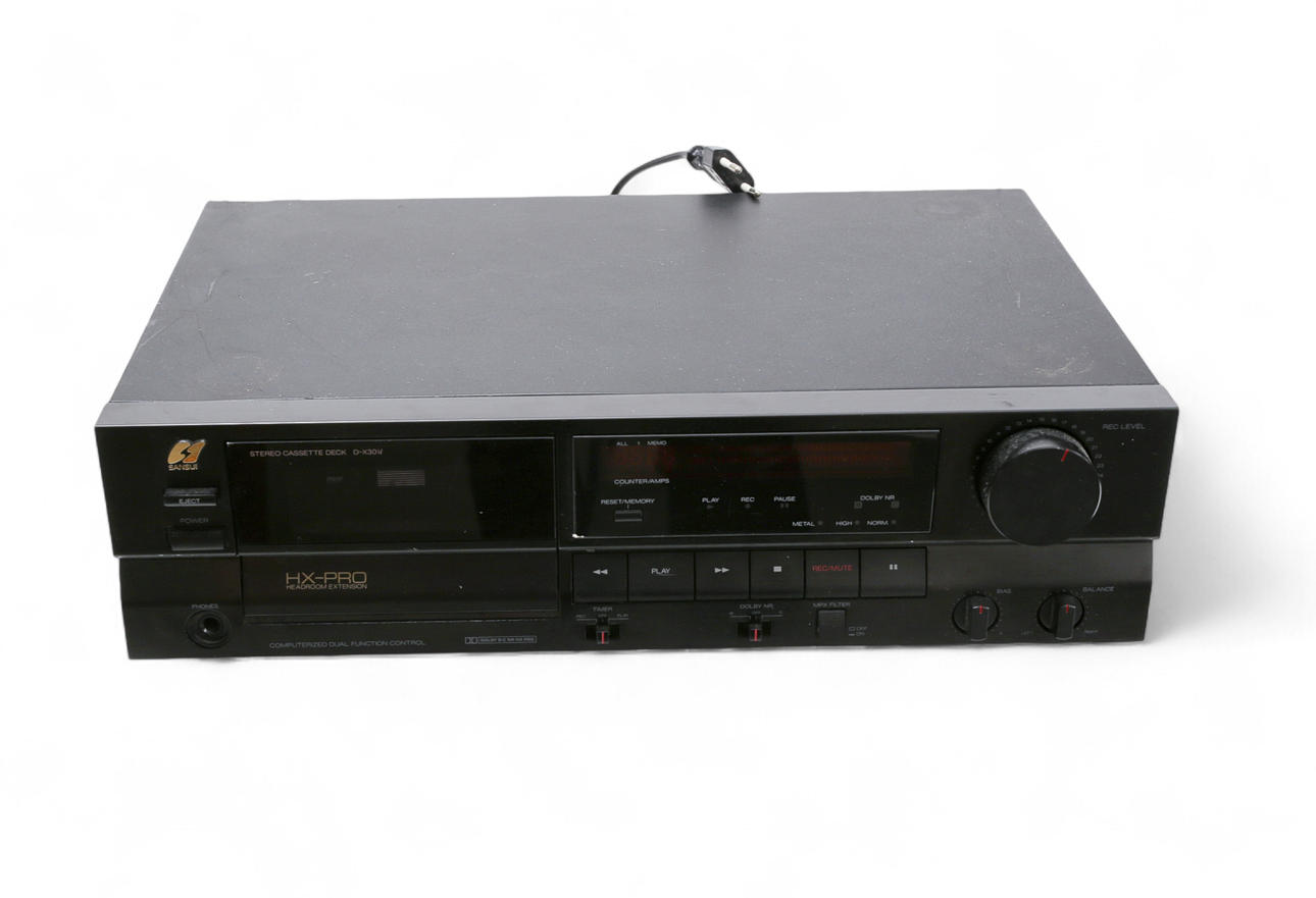 KASSETTDÄCK, Sansui, HX-PRO, Headroom extension.