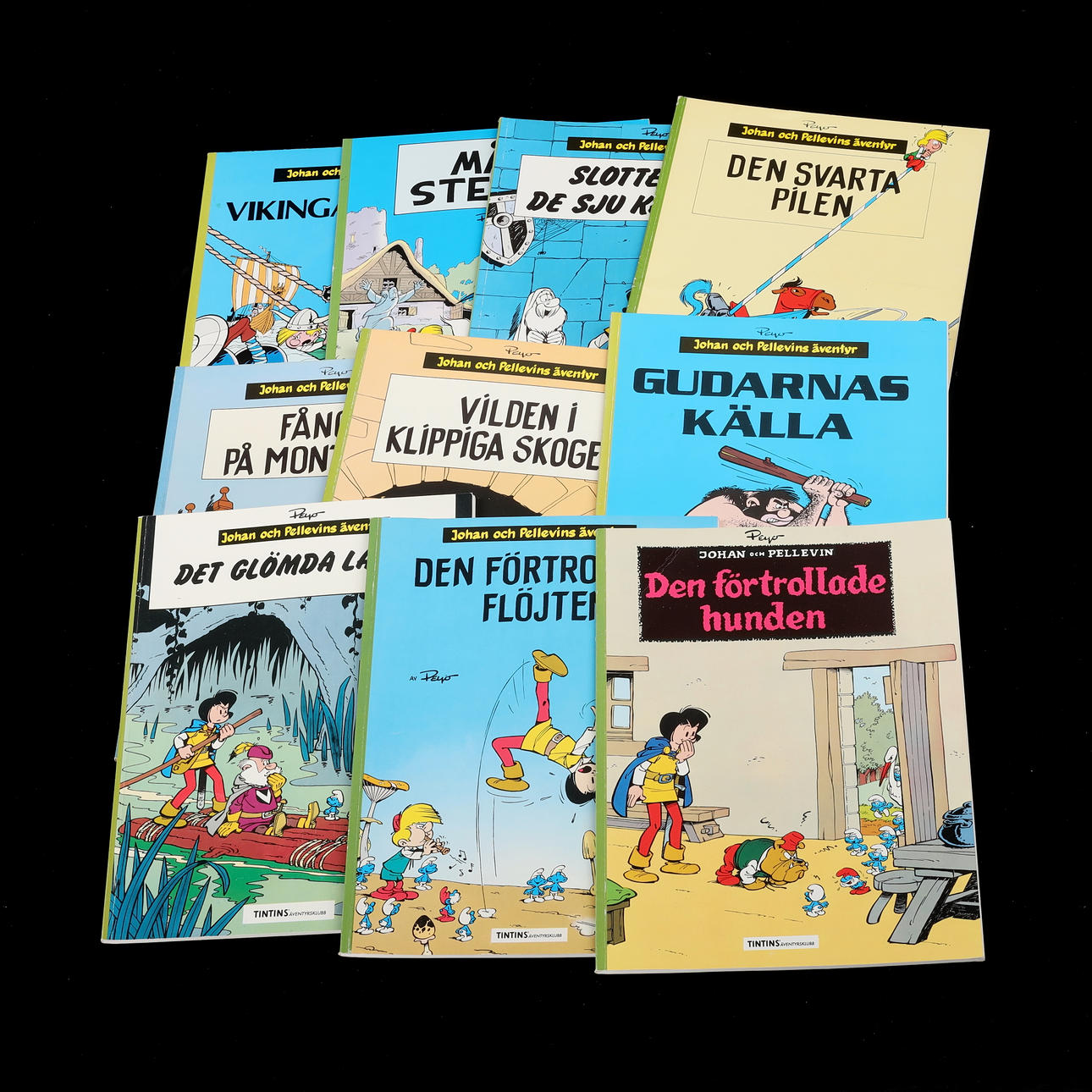 JOHAN OCH PELLEVIN, Alben der Serie 10, Peyo.