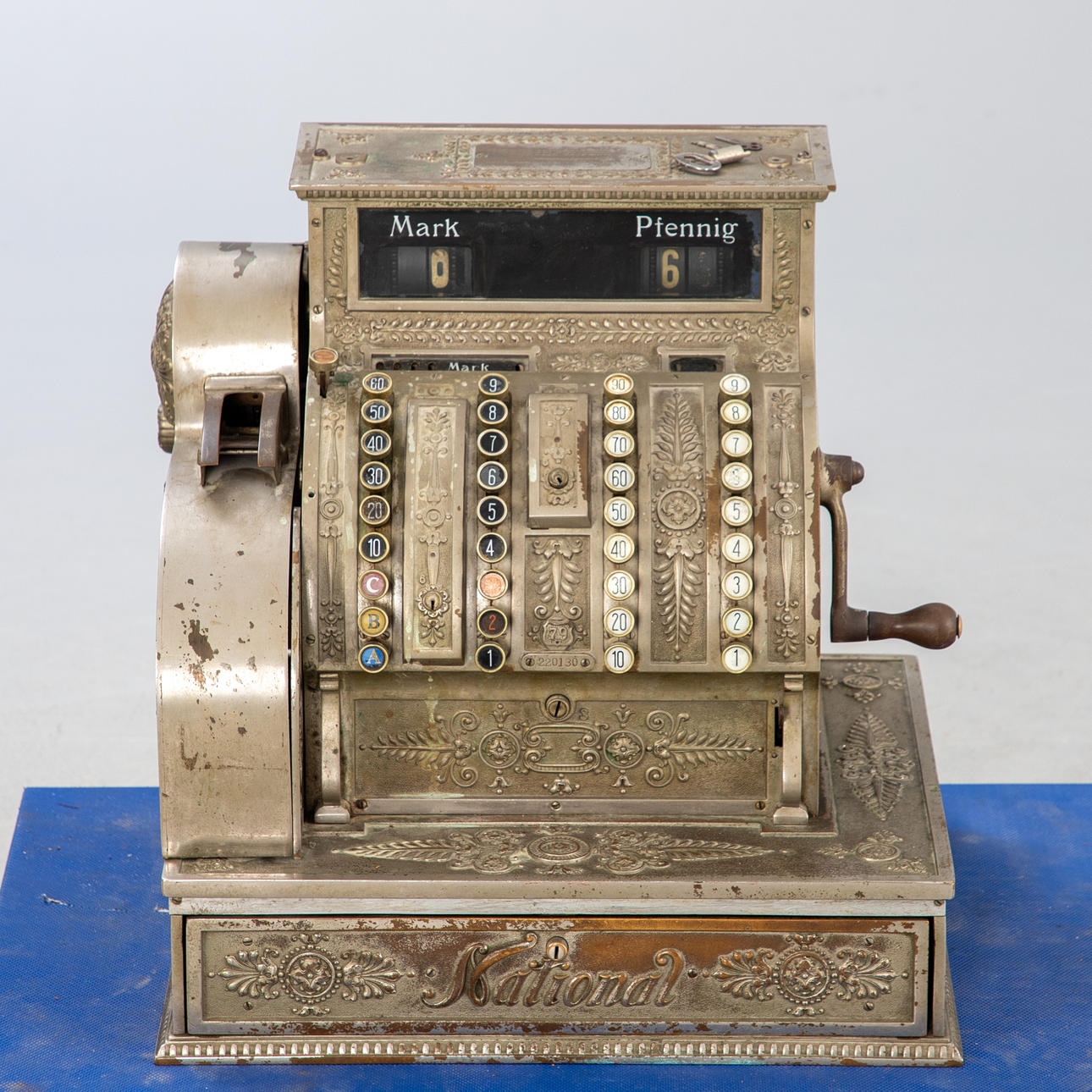 National Registrierkasse um 1900.