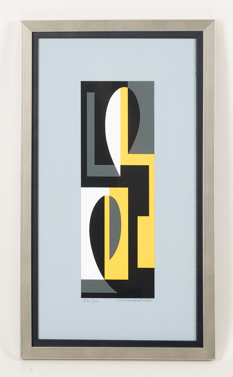 LARS-GUNNAR NORDSTRÖM. Progression I, signed, silkscreen, 70/90.