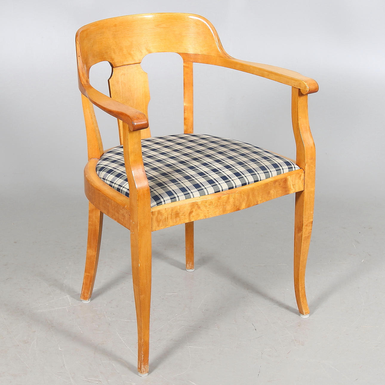 KARMSTOL, björk, tidigt 1900-tal.