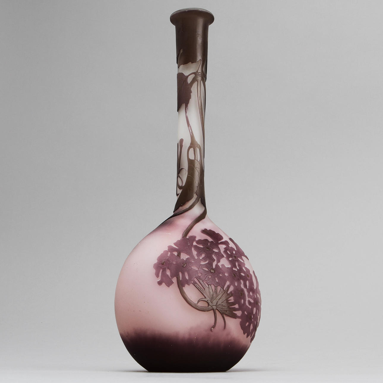 VAS, glas, Émile Gallé, signerad, 1904-.