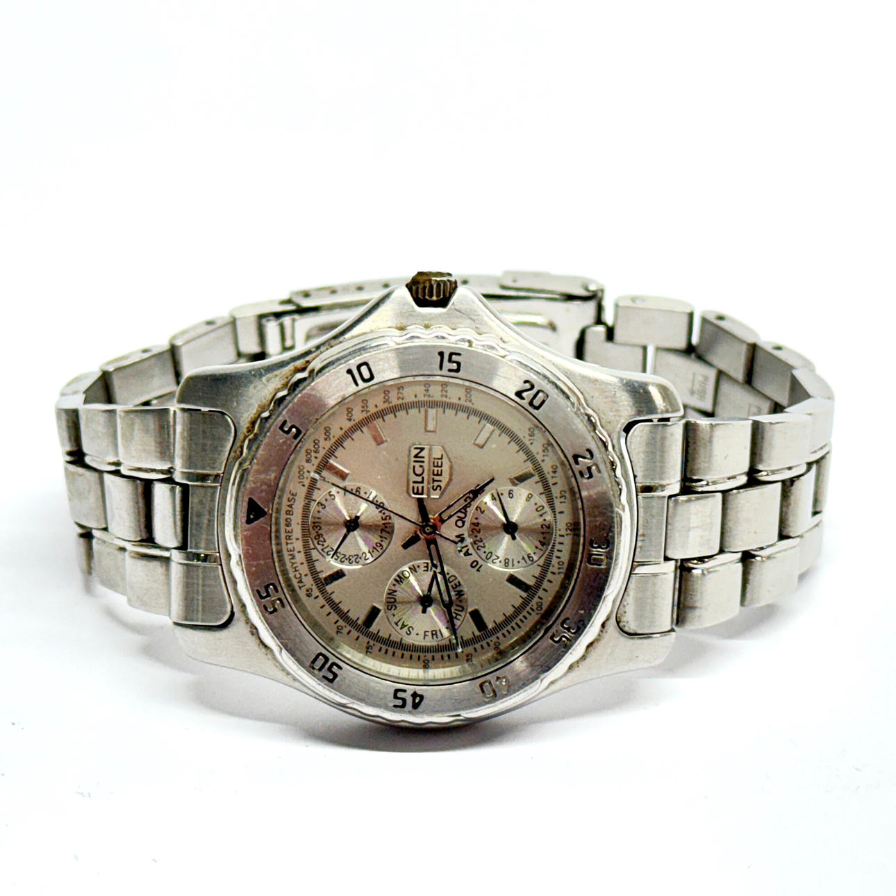 elgin steel watch