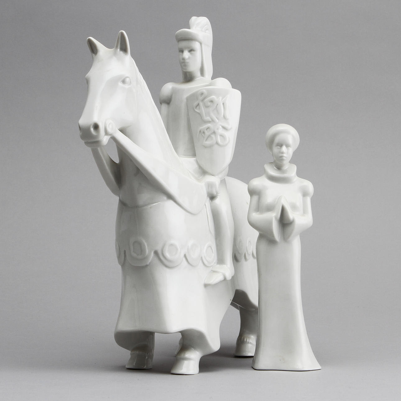 FIGURINER, 2 st, porslin, Bertil Lundgren, Rörstrand.