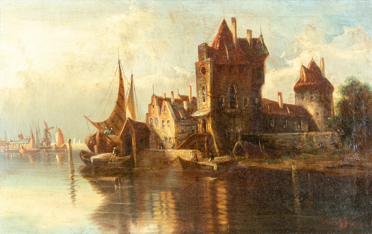 FRÅN HOOM. Nederländska hamnen.