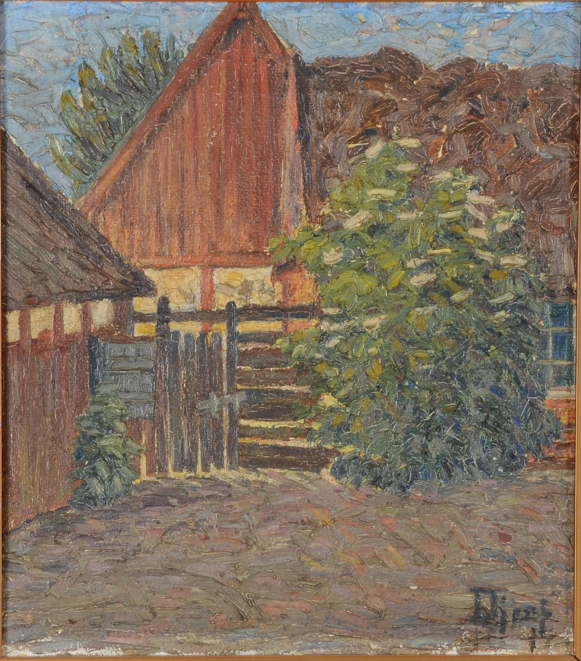 OTTO DJERF. Olja på duk.