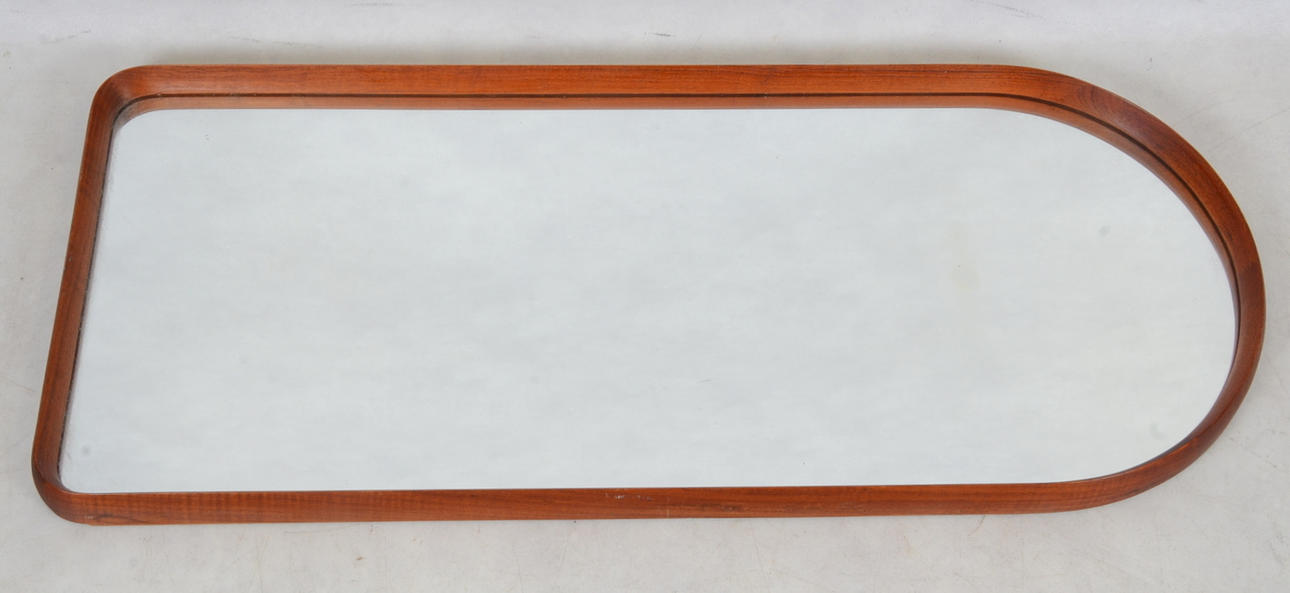 SPEGEL, teak, AB glas&trä, Hovnmantorp, 1900-talets mitt.