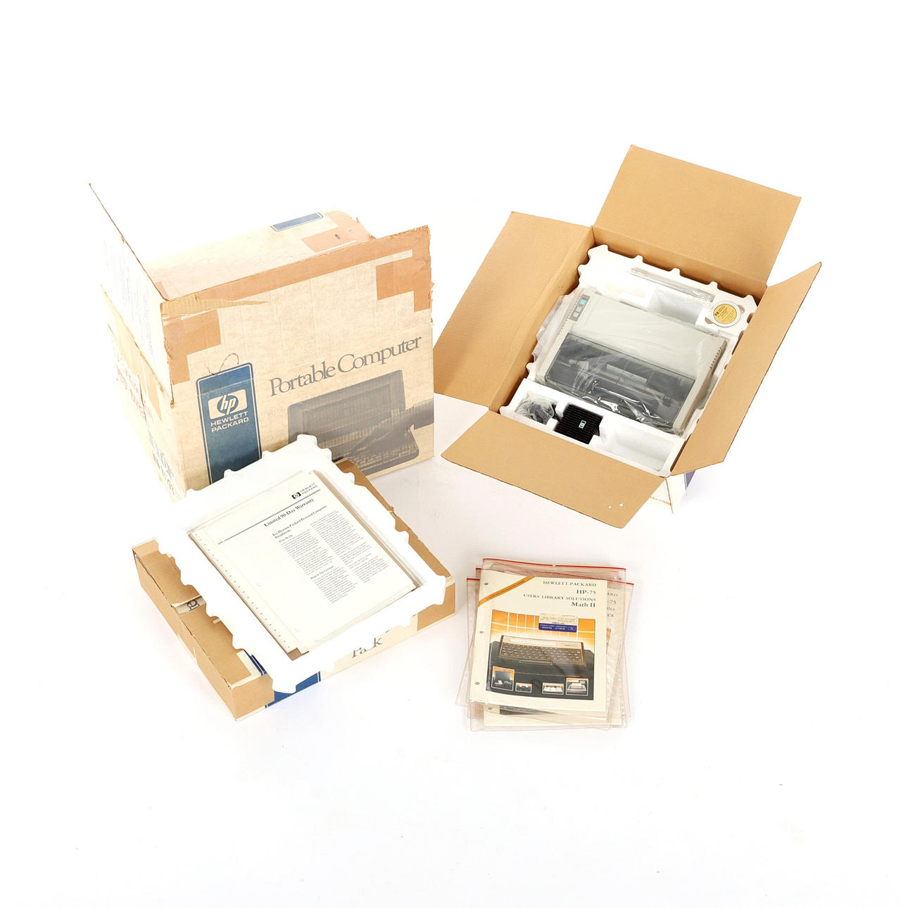 HP-Skrivare, "Thinkjet Printer" samt "Thinkjet Printer Pack", 1980-tal.