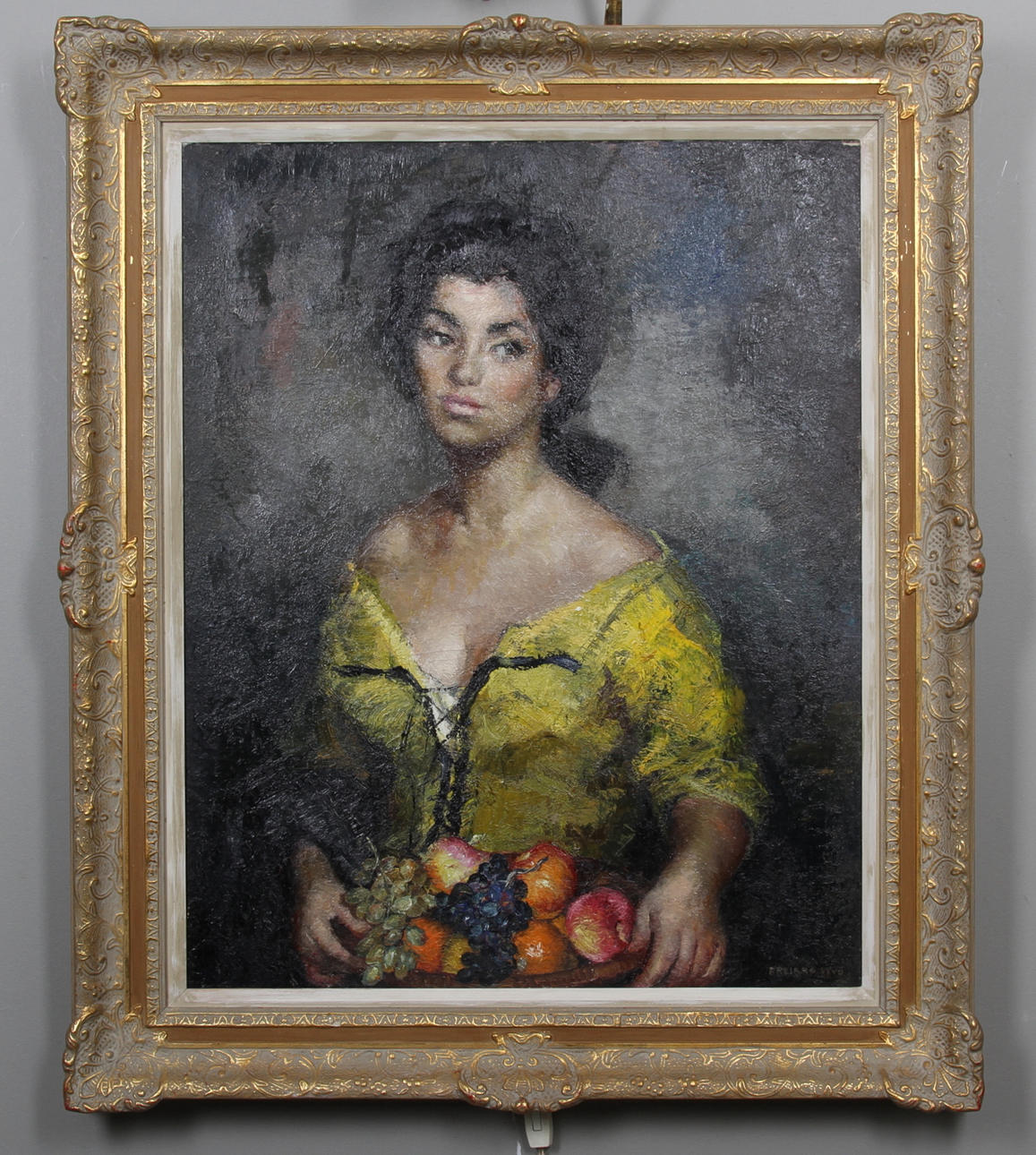 FREIKAS VIVO. olja på duk, signerad, 1900 tal.