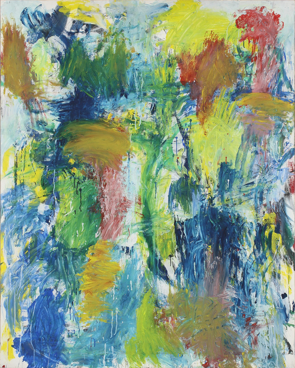 CLINTON STORM. Komposition. Olja på duk, signerad och daterad 1989 a tergo.