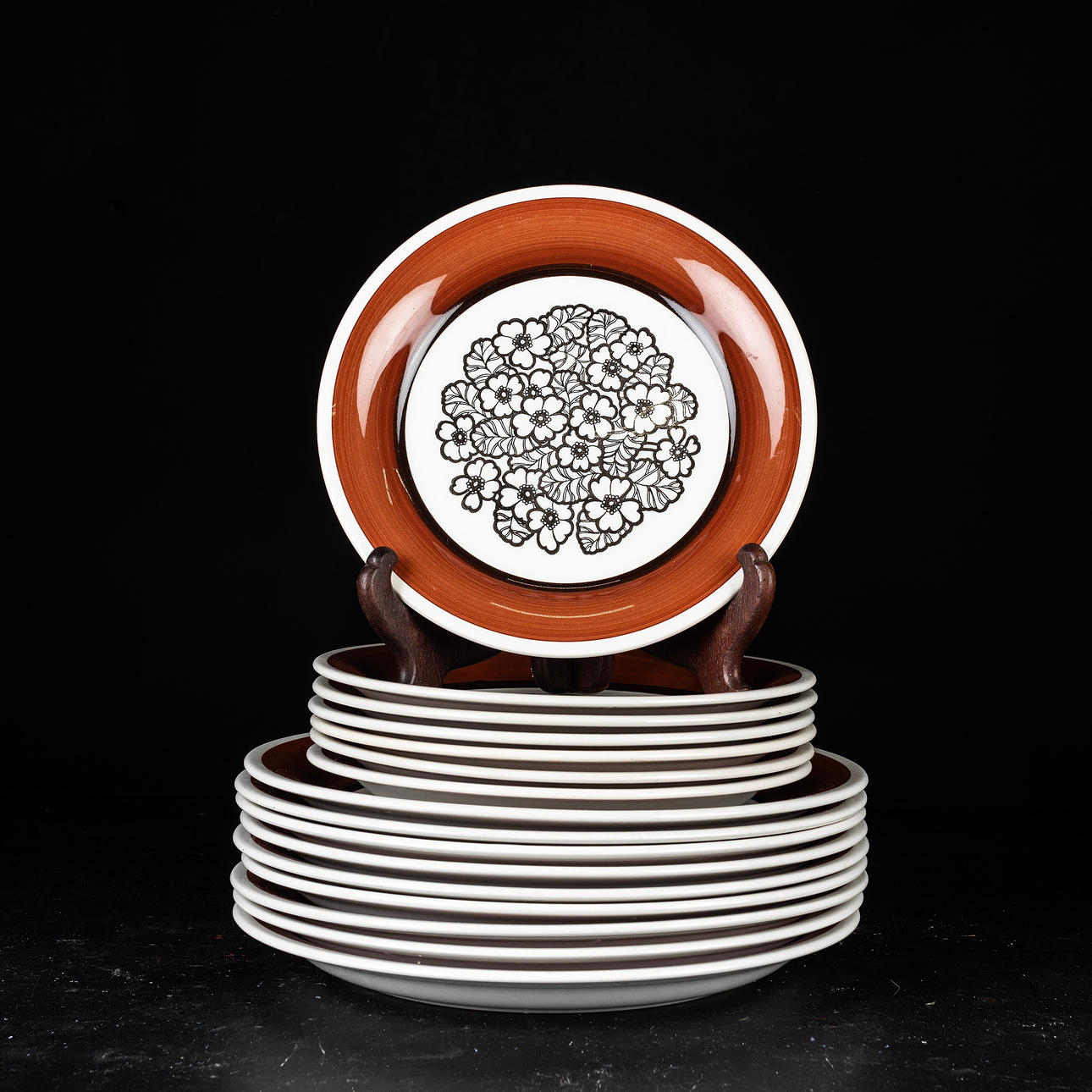 HELMER RING CURRENT. Tableware, 16pcs, “Agneta”, Gefle.