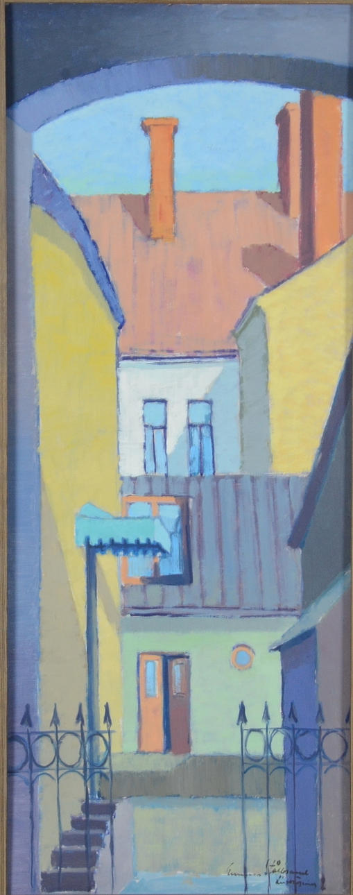 GUNNAR STÅLBRAND. Olja på pannå.