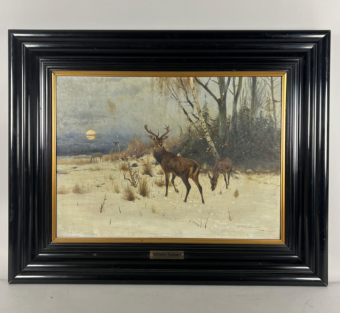 WILHELM CARL KUHNERT. ROTWILD.