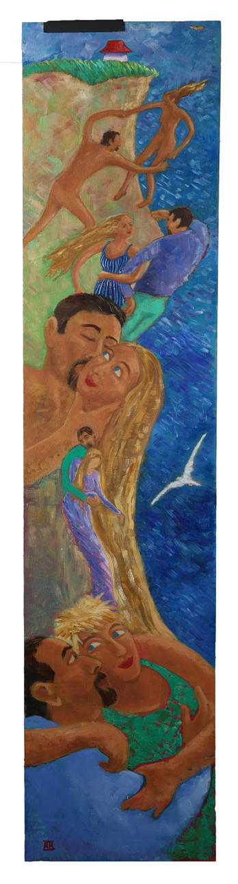 HELEN HERBERT (1947-2023) 'ÄLSKANDE KLIPP'.