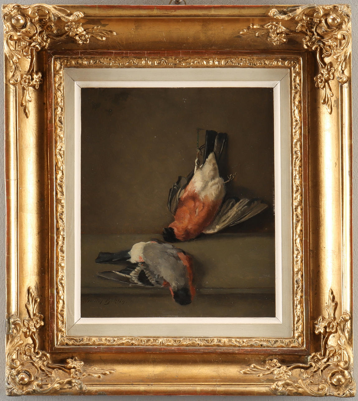 GUSTAF BÖKLIN. Still life with lords.