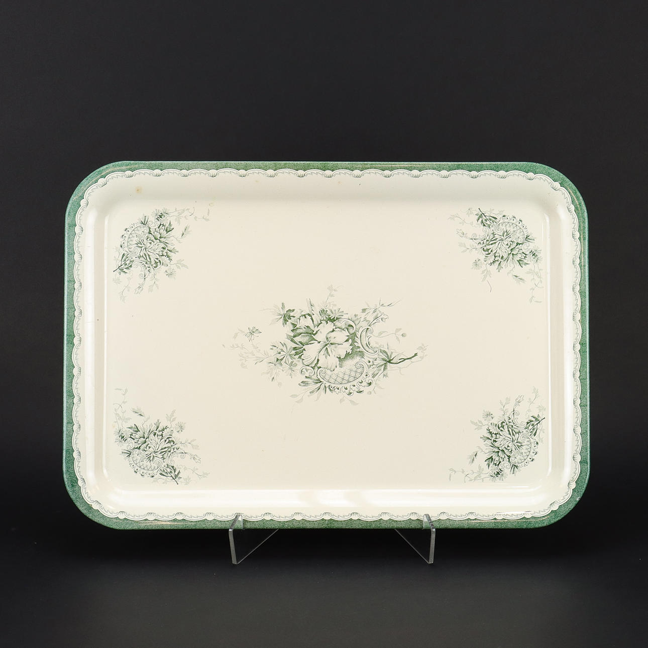 BRICKA plåt, Grön Anna, Rörstrand.