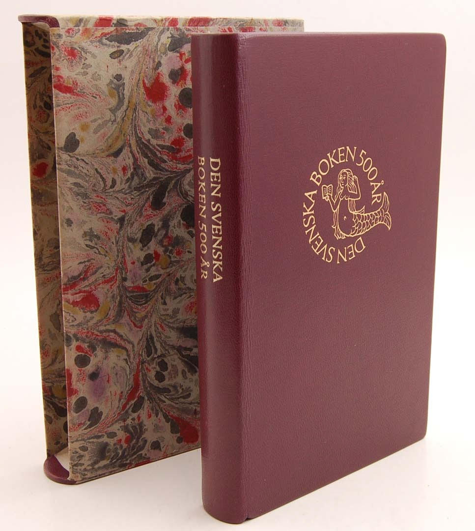 JÄRV, HARRY. Den svenska boken 500 år, bibliofilutgåvan.
