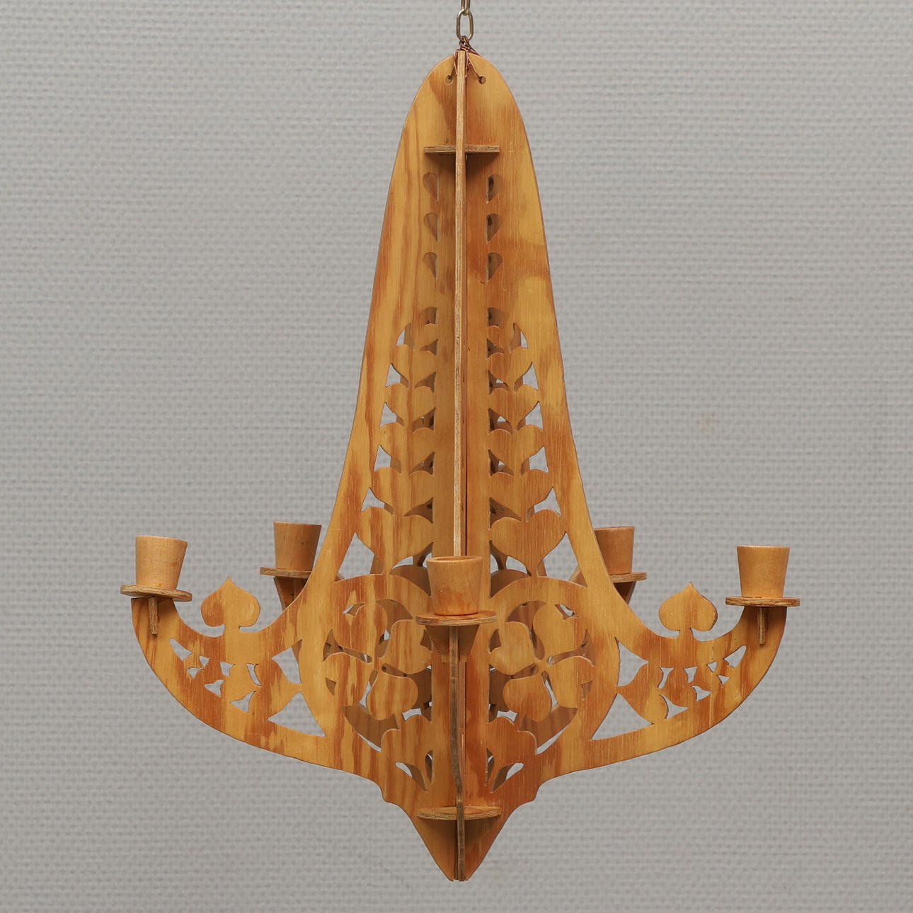 LJUSSTAKE, tak modell, 5-armad, 1900-tal.