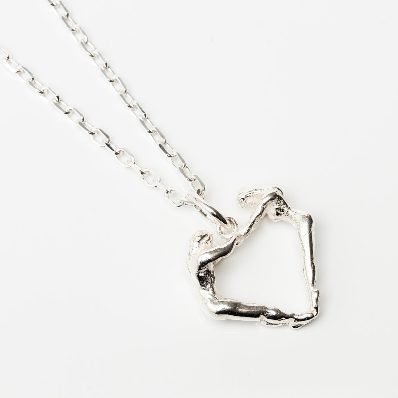 ETSUKO MINOWA. Chain with pendant, sterling silver.