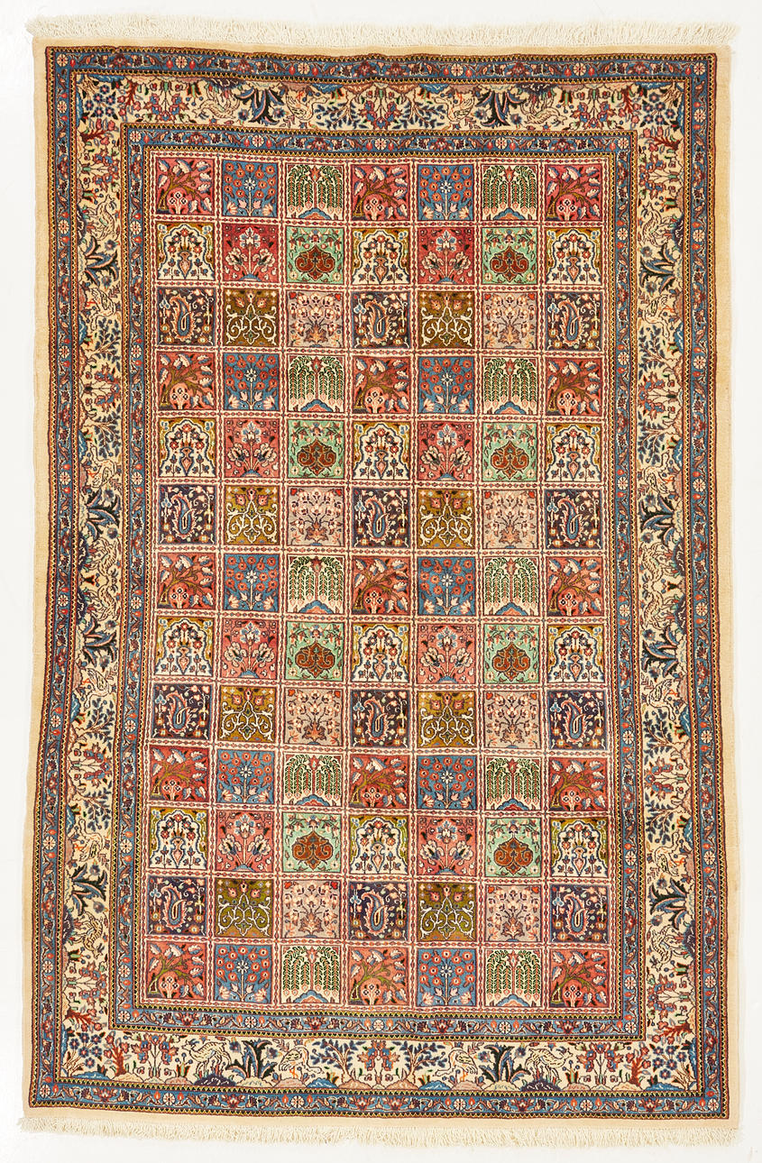 ORIENTAL CARPET, Moud, approx 250x164 cm.