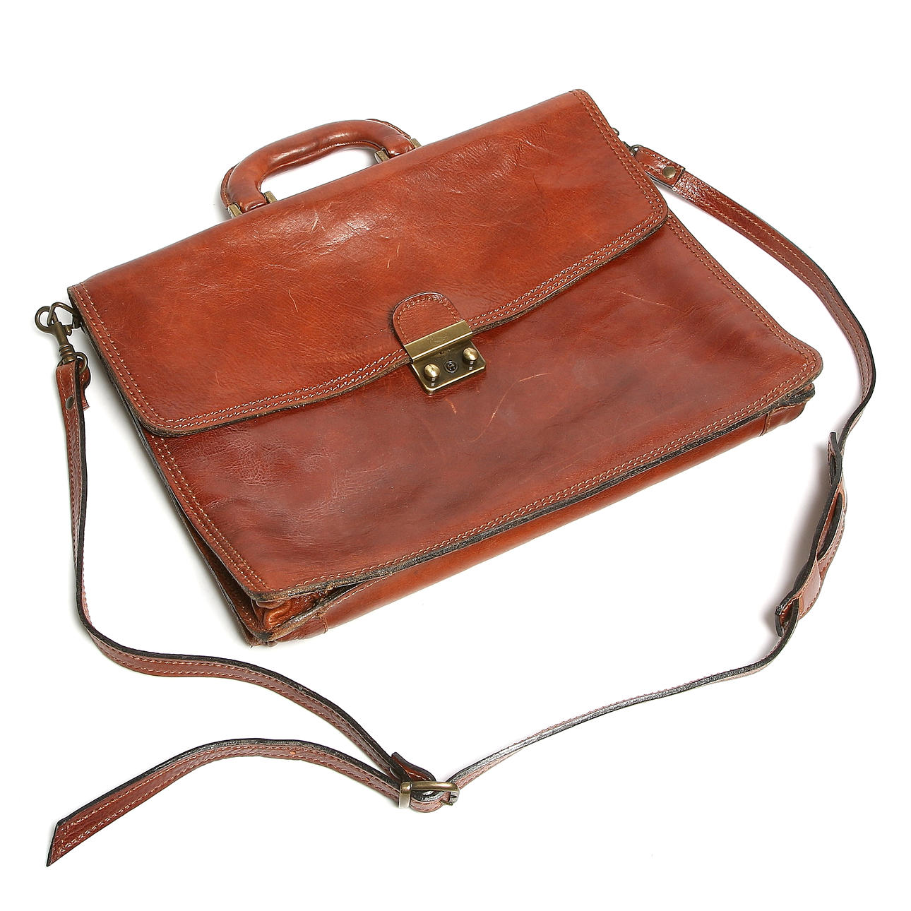 PORTFÖLJ, läder, Italien, 1900-talets andra hälft.