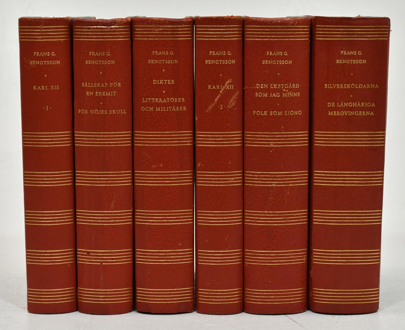 Frans G Bengtsson writings. 6 vols.
