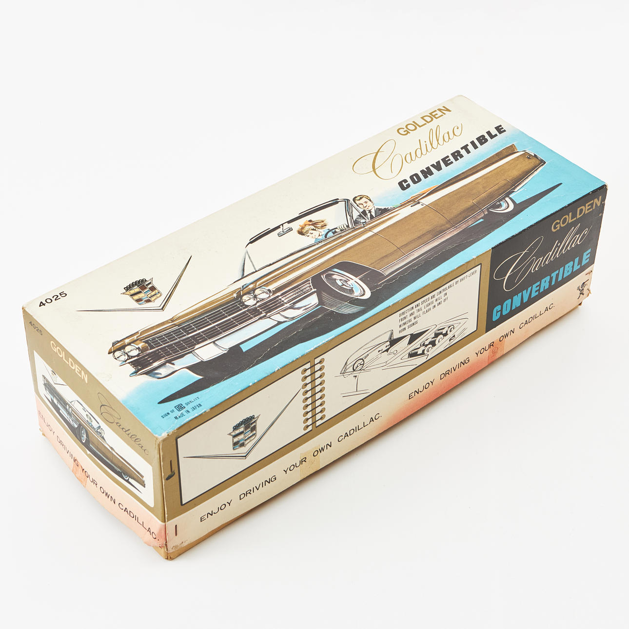 Bandai Golden Cadillac Miniature D'occasion