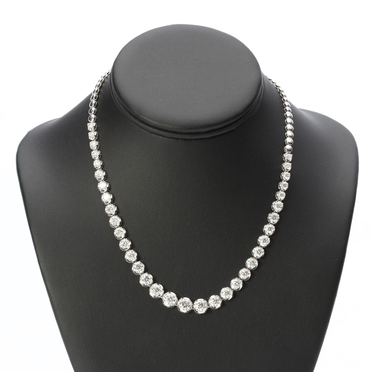 DIAMANTKETTE 18K, ca. 16,00 ct.