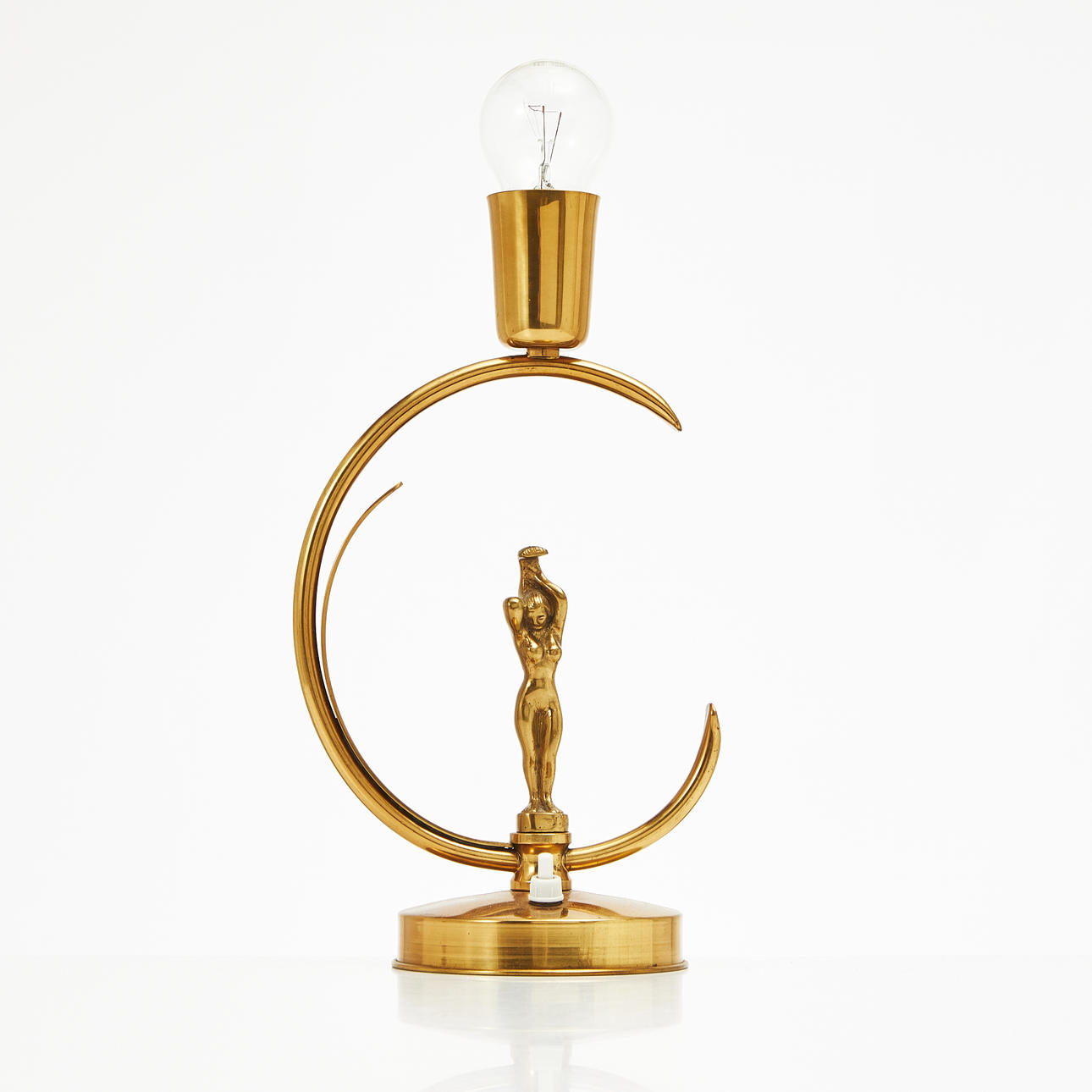 A table lamp, Art Deco, Ystad Metall, 1930s.