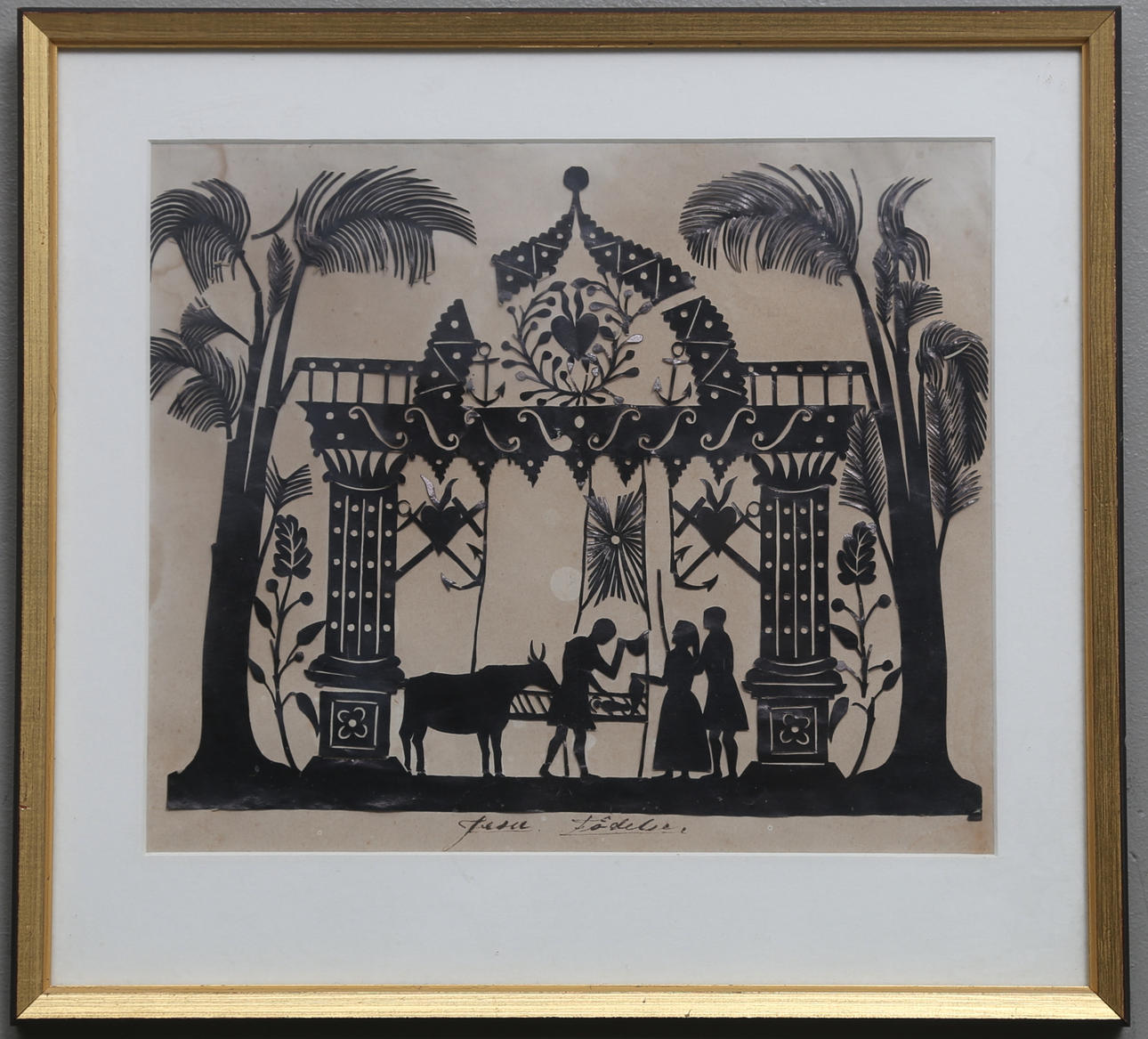 SILHUETTTAVLOR, 2 st. 18/1900-tal.