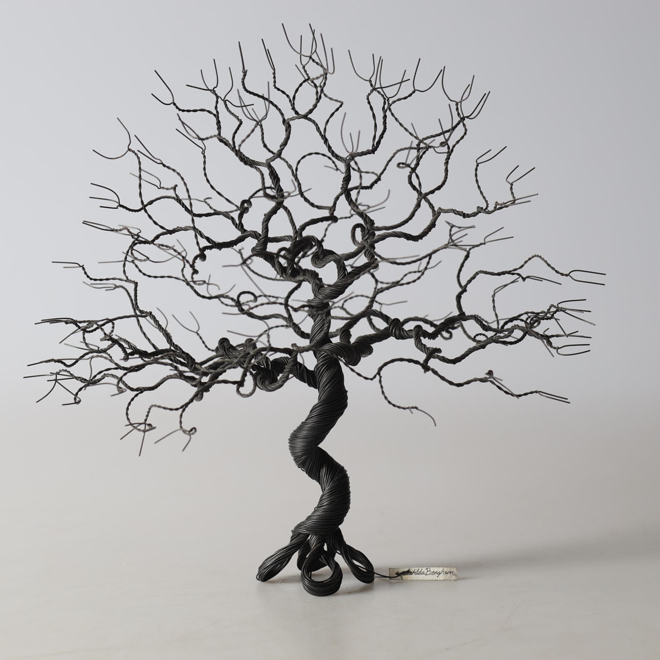 MATILDA BENGTSSON. "Farfars Ek", ståltråd.