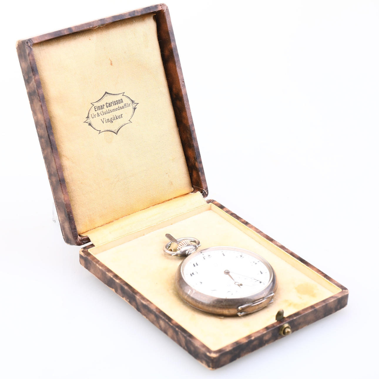 Reloj de bolsillo, Omega, plateado.