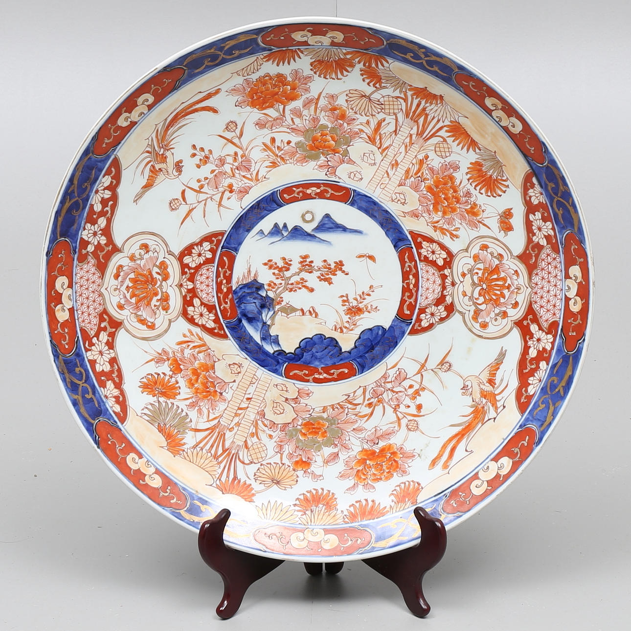 FAT, porslin, imaridekor, ostindiskt.